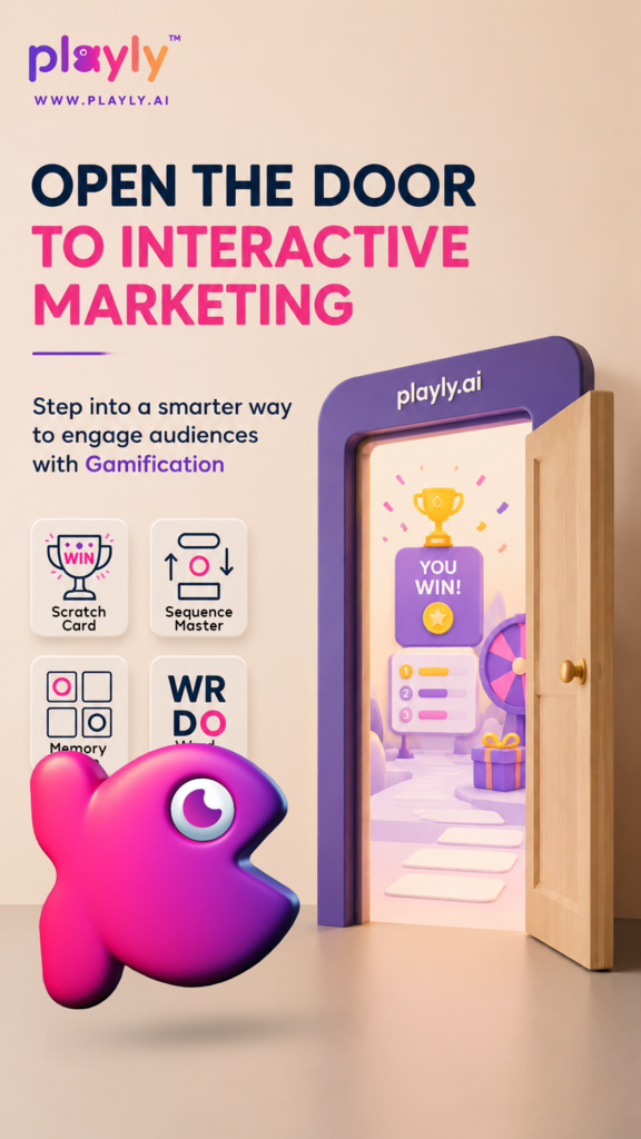 Experience interactive marketing with playly gamification platform